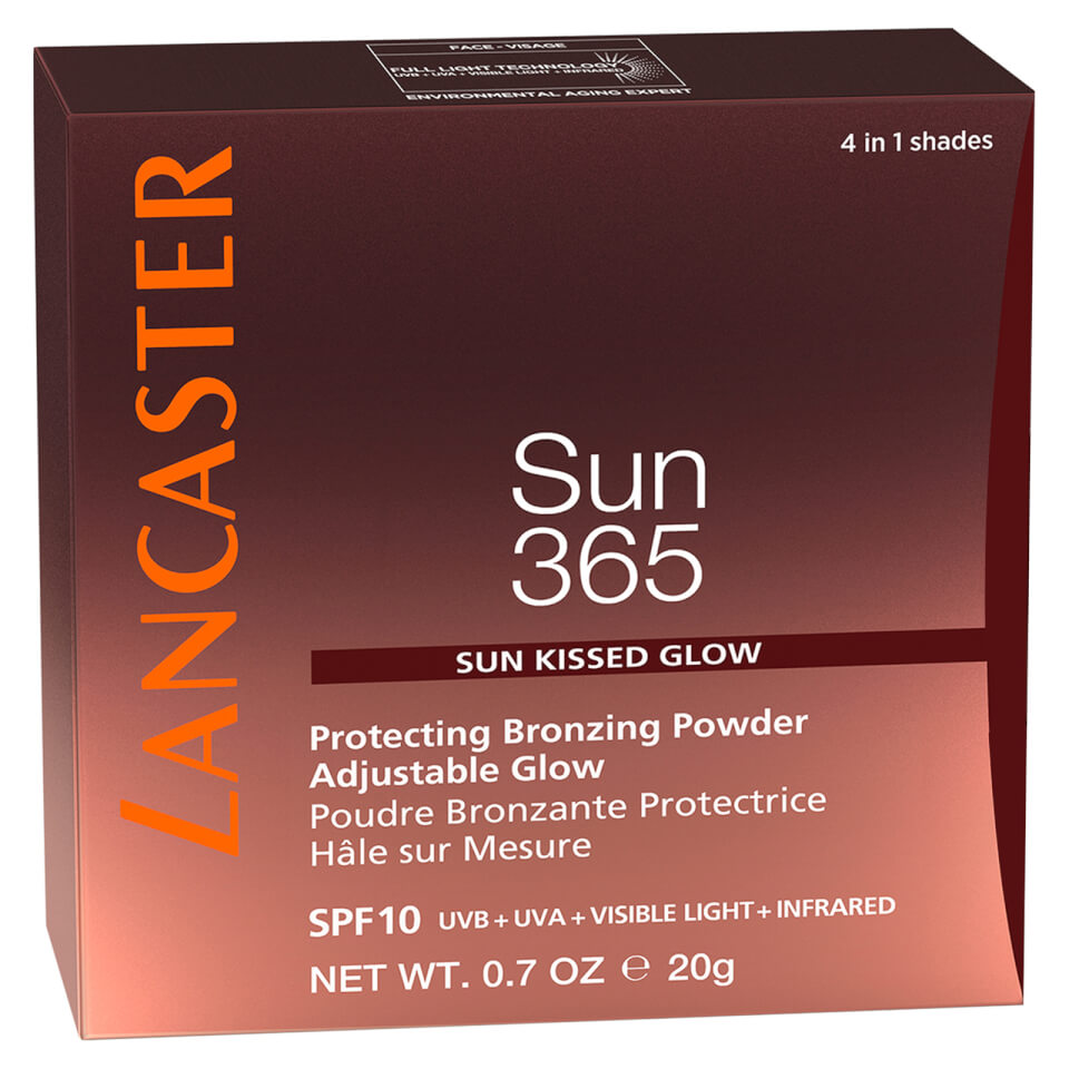 Lancaster 365 Sun Protecting Bronzing Face Powder SPF10 Adjustable Glow 20g
