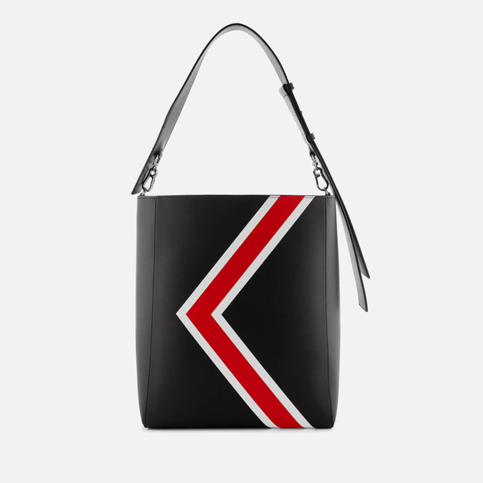 Karl Lagerfeld Women's K/Stripes Hobo Bag - Black