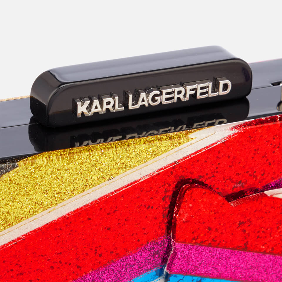 Karl Lagerfeld Women's K/Stripes Minaudière Bag - Multi