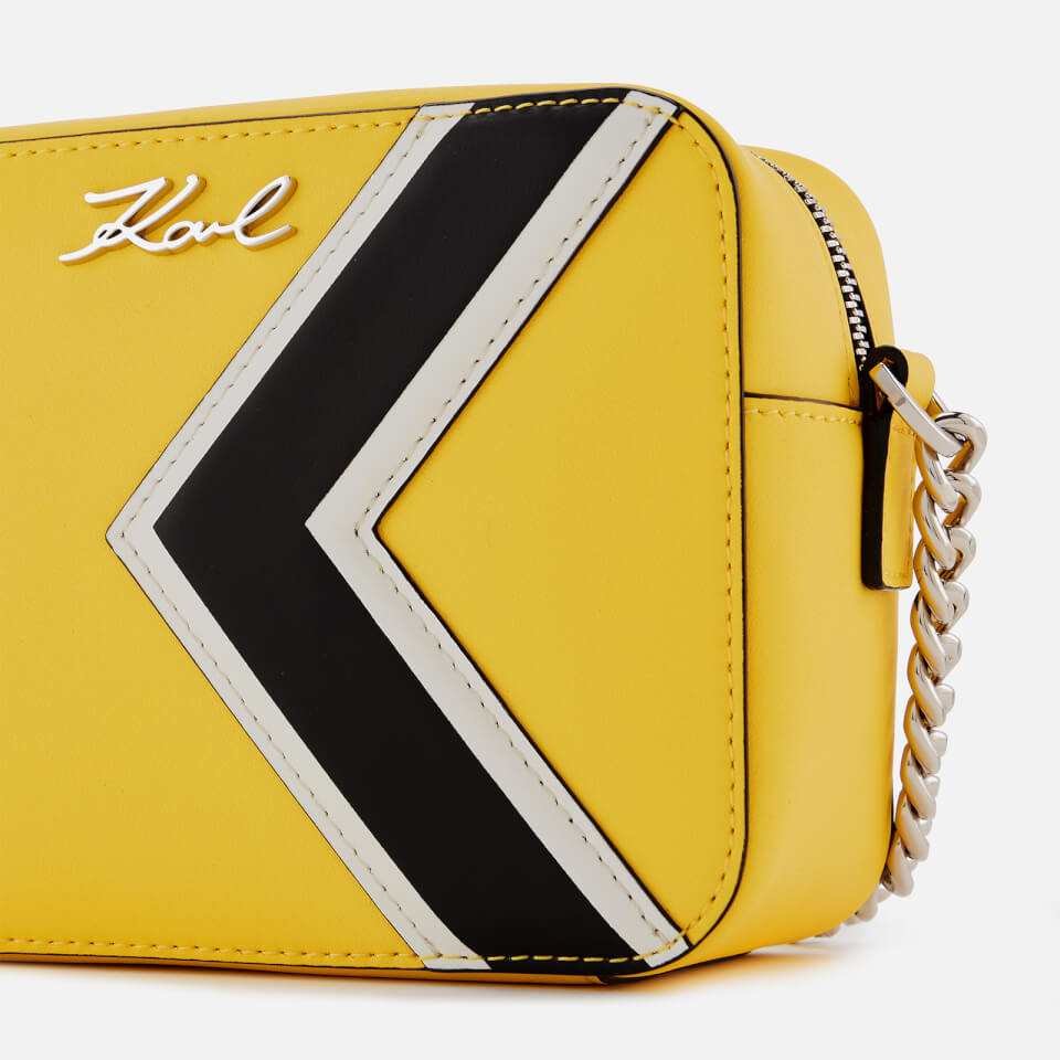 Karl Lagerfeld Women's K/Stripes Bag - Yellow
