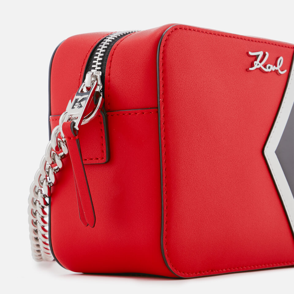 Karl Lagerfeld Women's K/Stripes Bag - Red