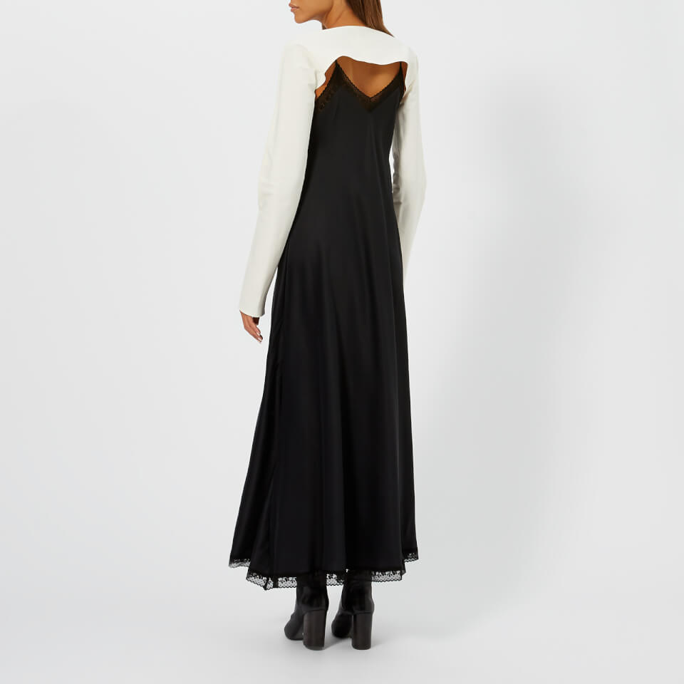 【関税＆送料込み】Mm6 Maison Margiela Dress With Cap Sleev Black Hooded dress MM6 Maison Margiela