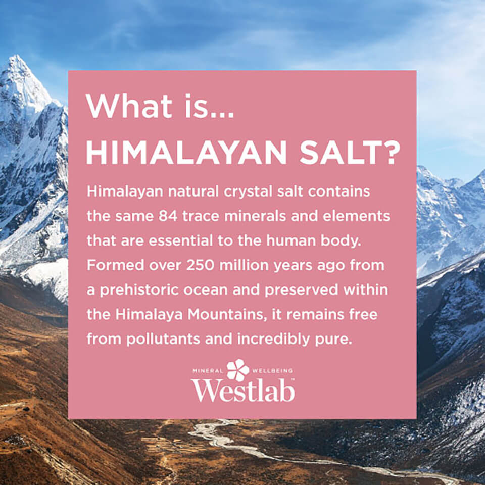 Westlab Cleansing Bath Soak with Pure Himalayan Salt Minerals 400ml