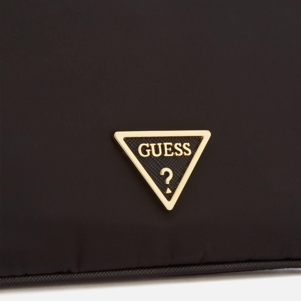 Guess Women's Did I Say 90s? Flat Top Zip Pouch - Black