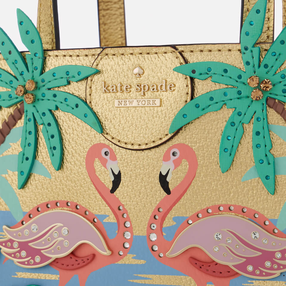 Kate Spade New York Women's Flamingo Scene Small Sam Cross Body Bag - Multi