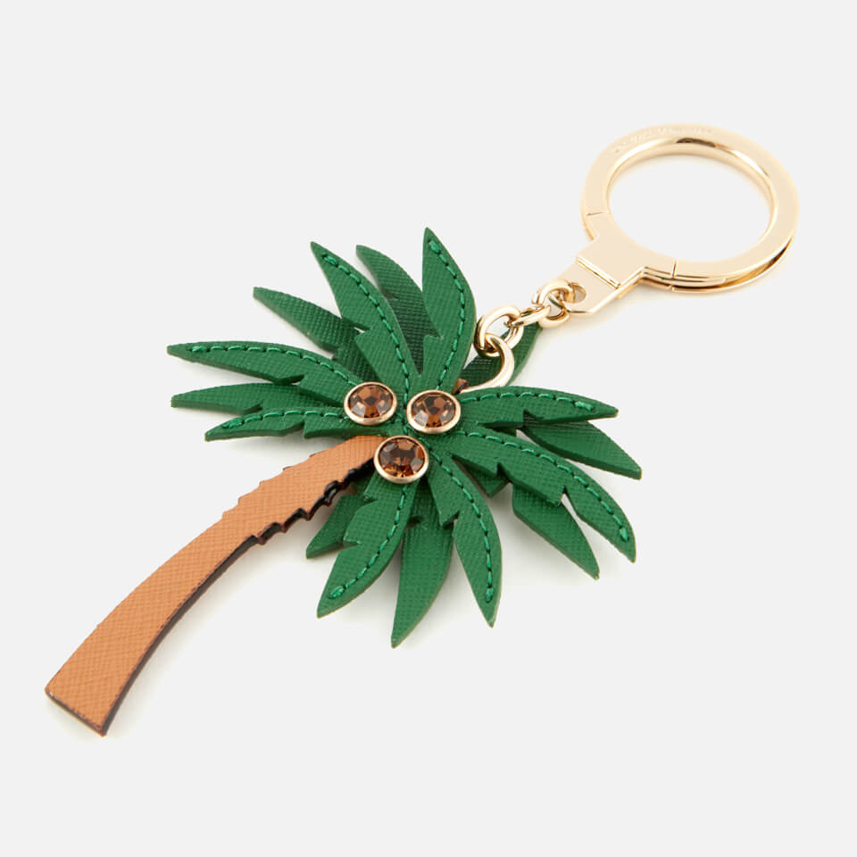 Kate Spade New York Women's Leather Palm Tree Keychain - Multi
