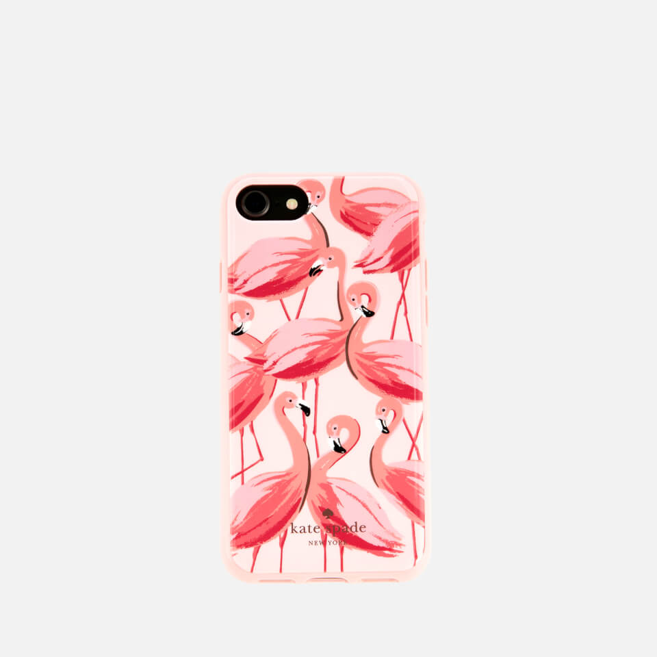 Kate Spade New York Women's Painted Flamingos iPhone 8 Cover - Pink/Multi