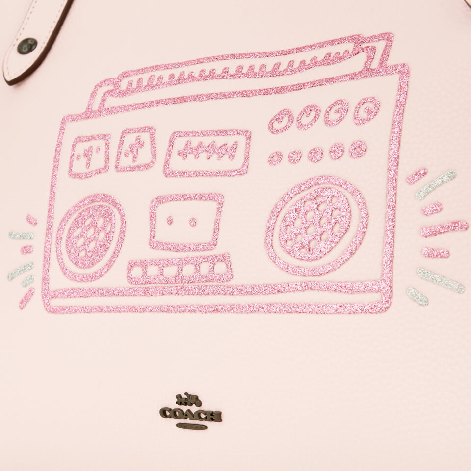 Coach Women s X Keith Haring Market Tote Bag Ice Pink
