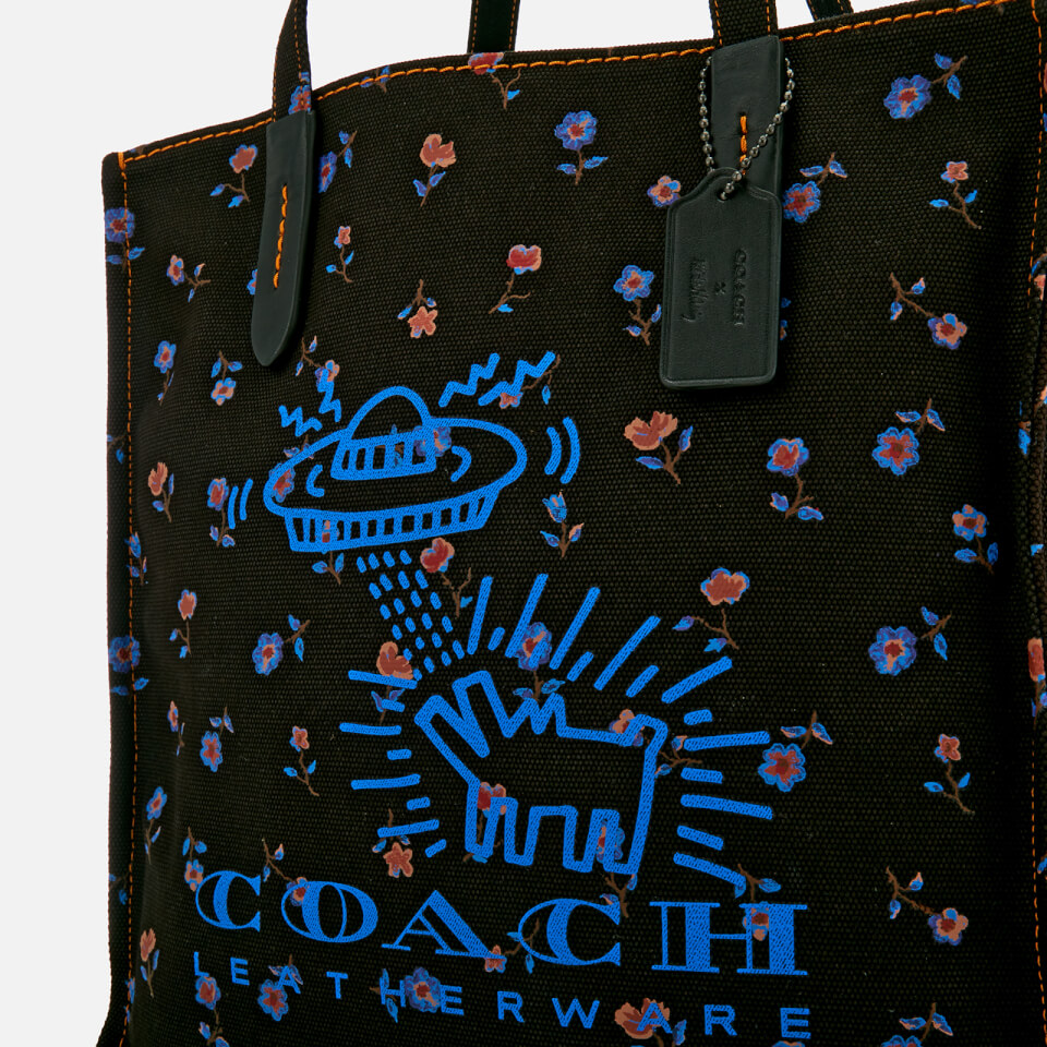 Coach Women s X Keith Haring Tote Bag Black