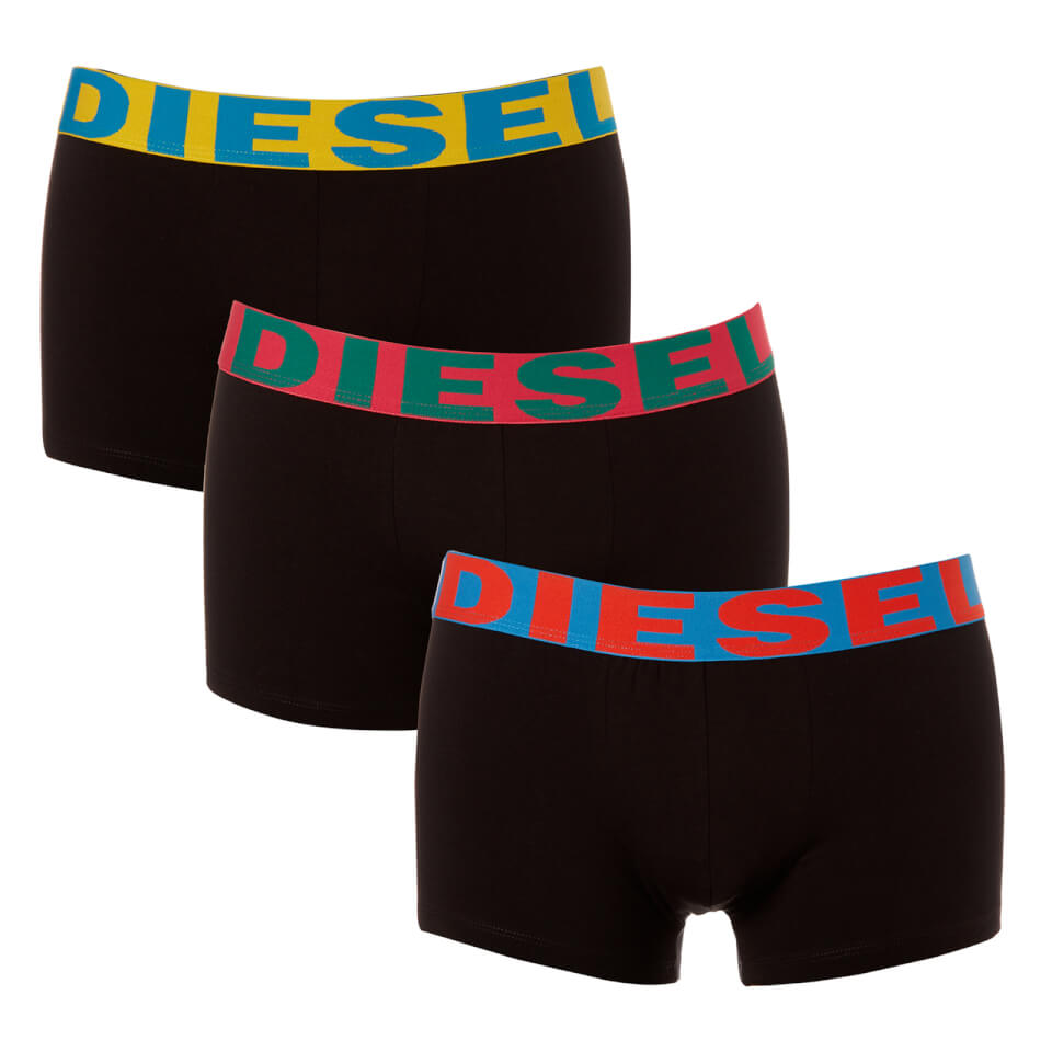 Diesel Men's Shawn Three Pack Boxer Shorts - Black/Multi