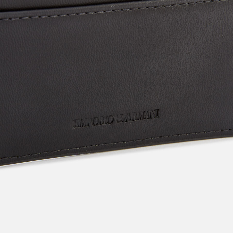 Emporio Armani Men's Small Bi-Fold Wallet - Black
