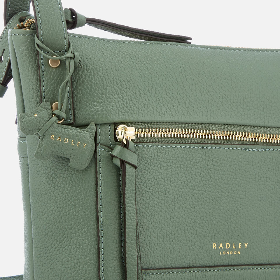 Radley Women's Eltham Palace Small Cross Body Bag with Zip Top - Sage