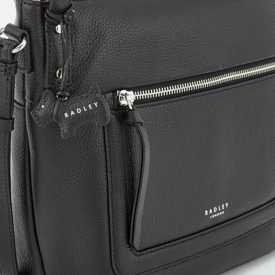 Radley Women's Eltham Palace Medium Shoulder Bag with Zip Top - Black