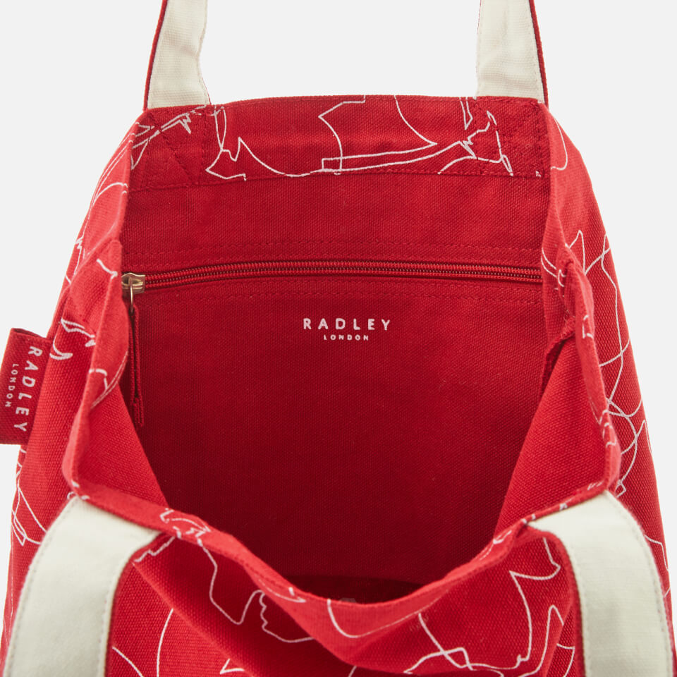 Radley Women's Linear Dog Medium Tote Bag - Claret