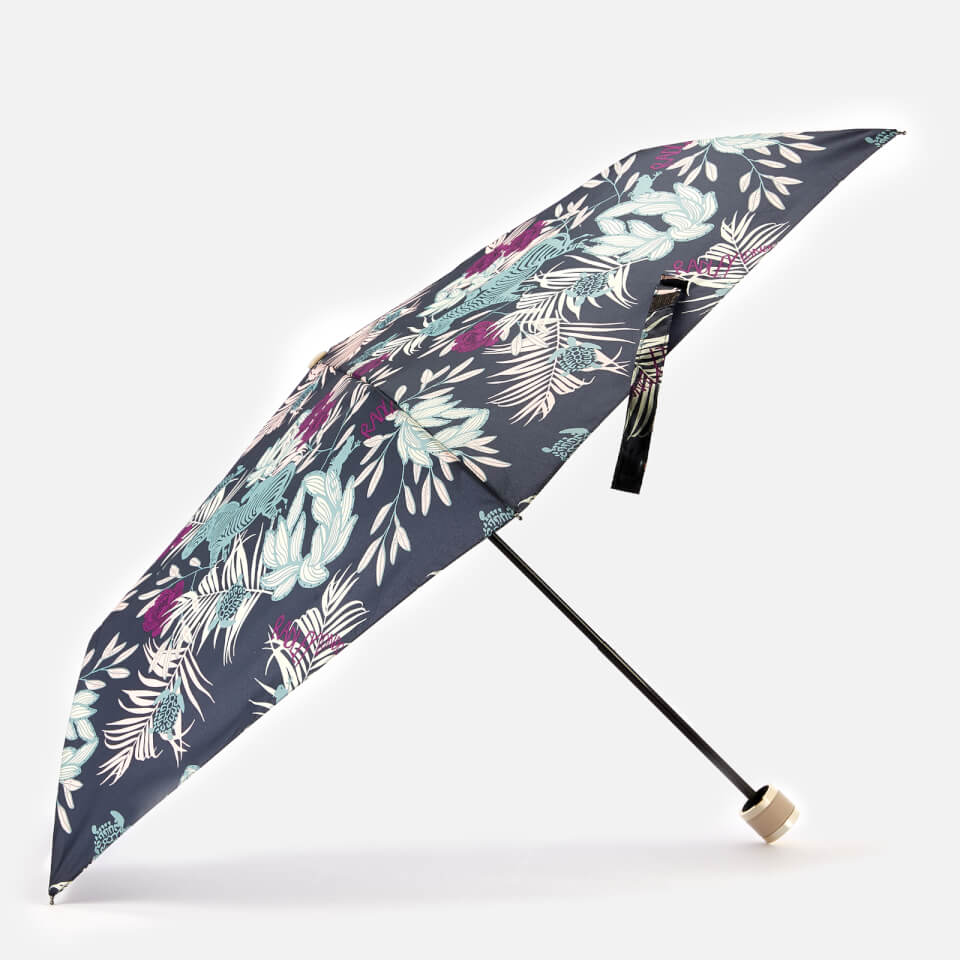 Radley Women's Winter Palms Mini Telescopic Umbrella - Ink