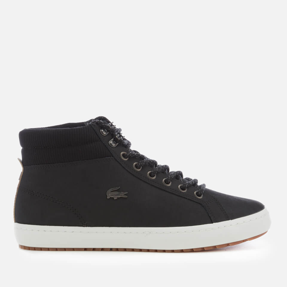 Lacoste Men s Straightset Insulate C 318 1 Water Resistant Leather Boots Black Black Coggles