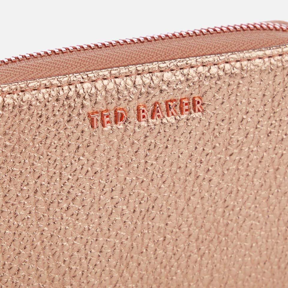 Ted Baker Women's Sabel Tassel Zip Around Small Purse - Rose Gold