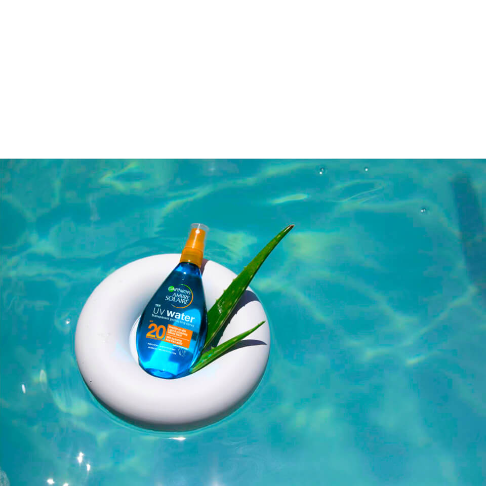 Ambre Solaire UV Water Aloe Vera Clear Sun Cream Spray SPF20 150ml