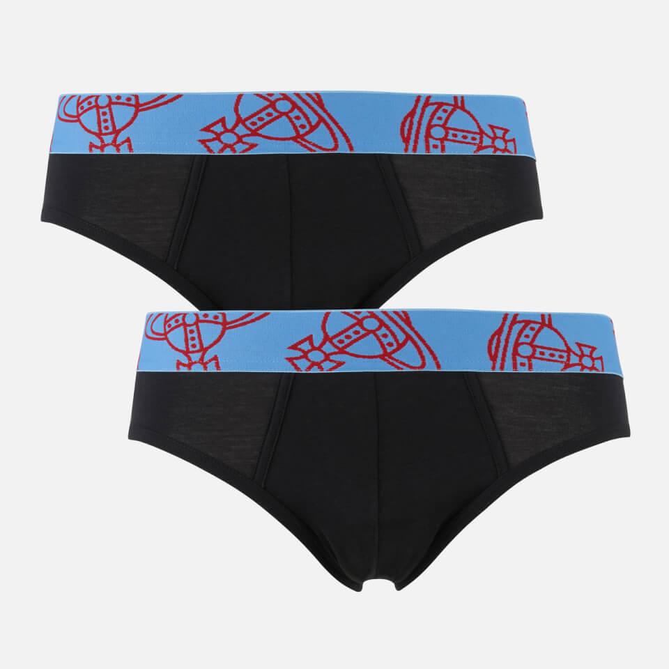 Vivienne Westwood Men's Two Pack Briefs - Black