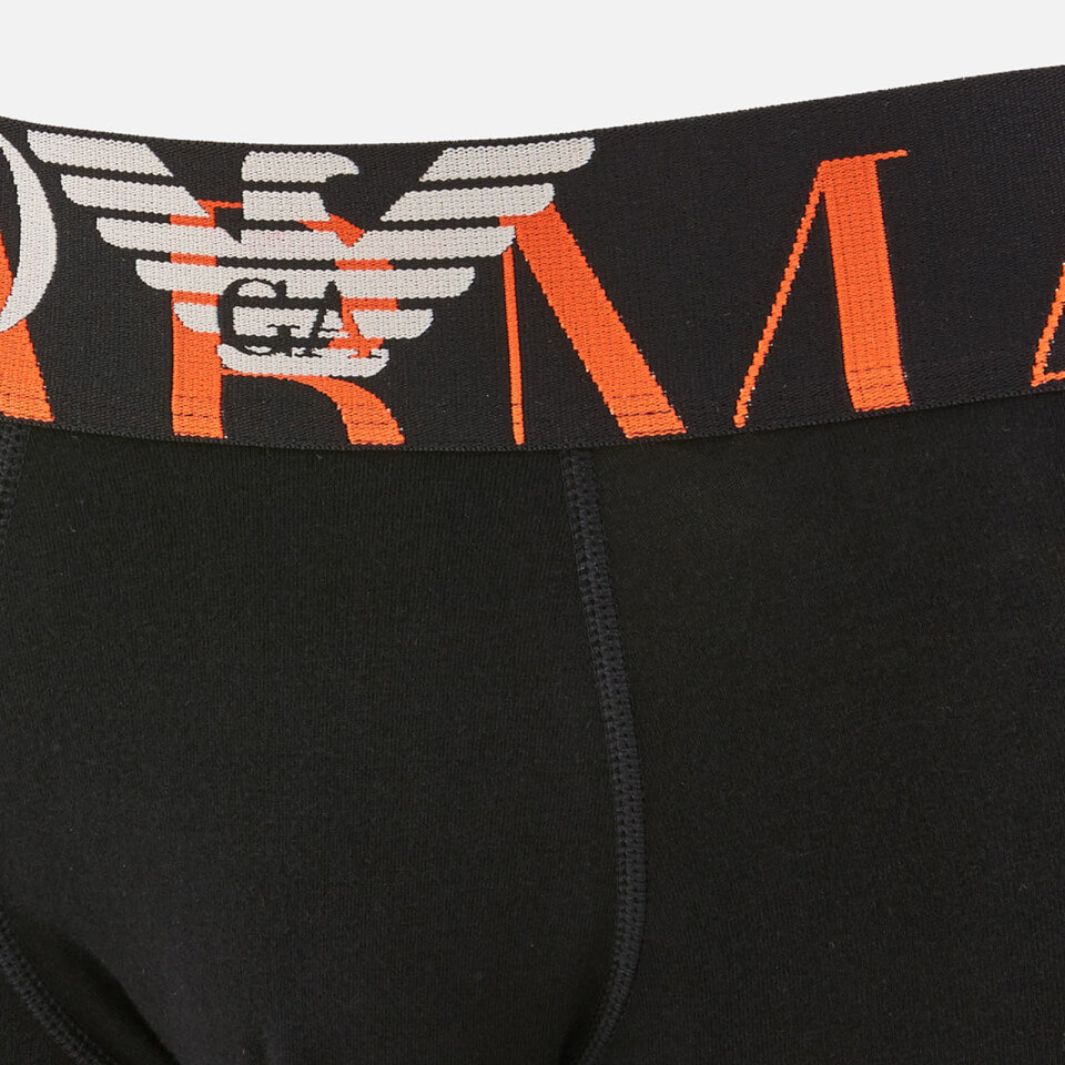 Emporio Armani Men's Single Pack Boxer Shorts - Black