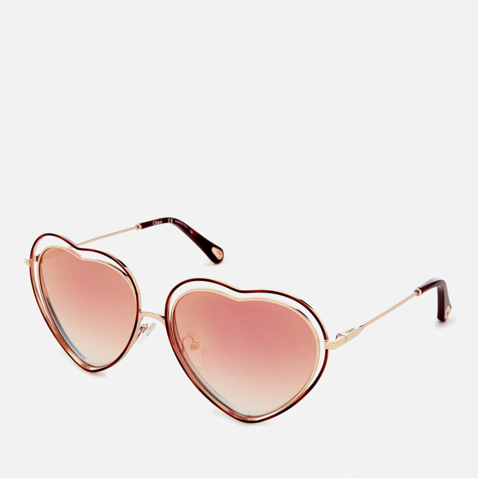 Chloé Women's Nola Frame Sunglasses - Havana/Brown Peach