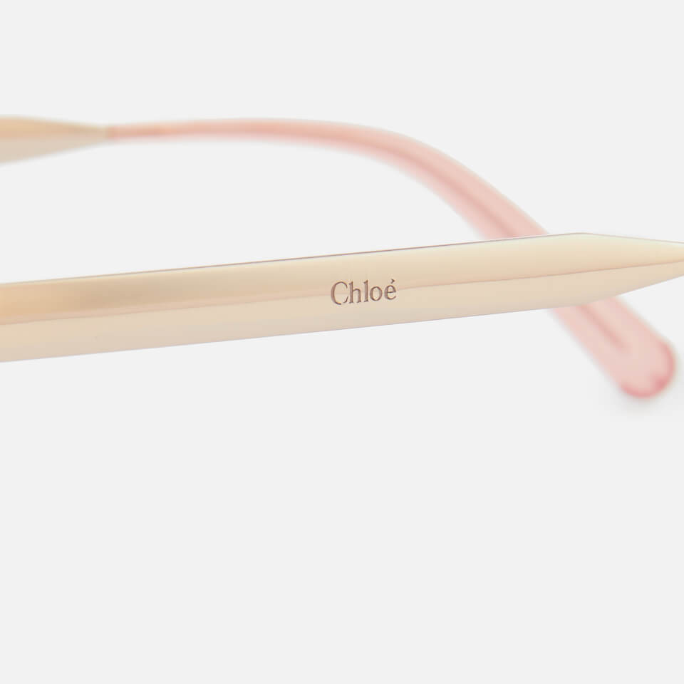 Chloe Women's Myrte Square-Frame Acetate Sunglasses - Peach