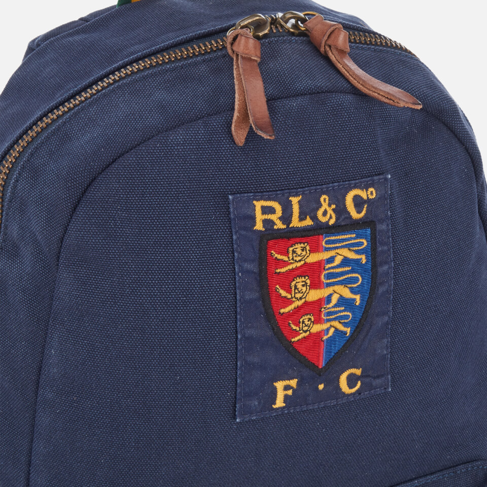 Polo Ralph Lauren Men's Canvas Logo Backpack - Navy