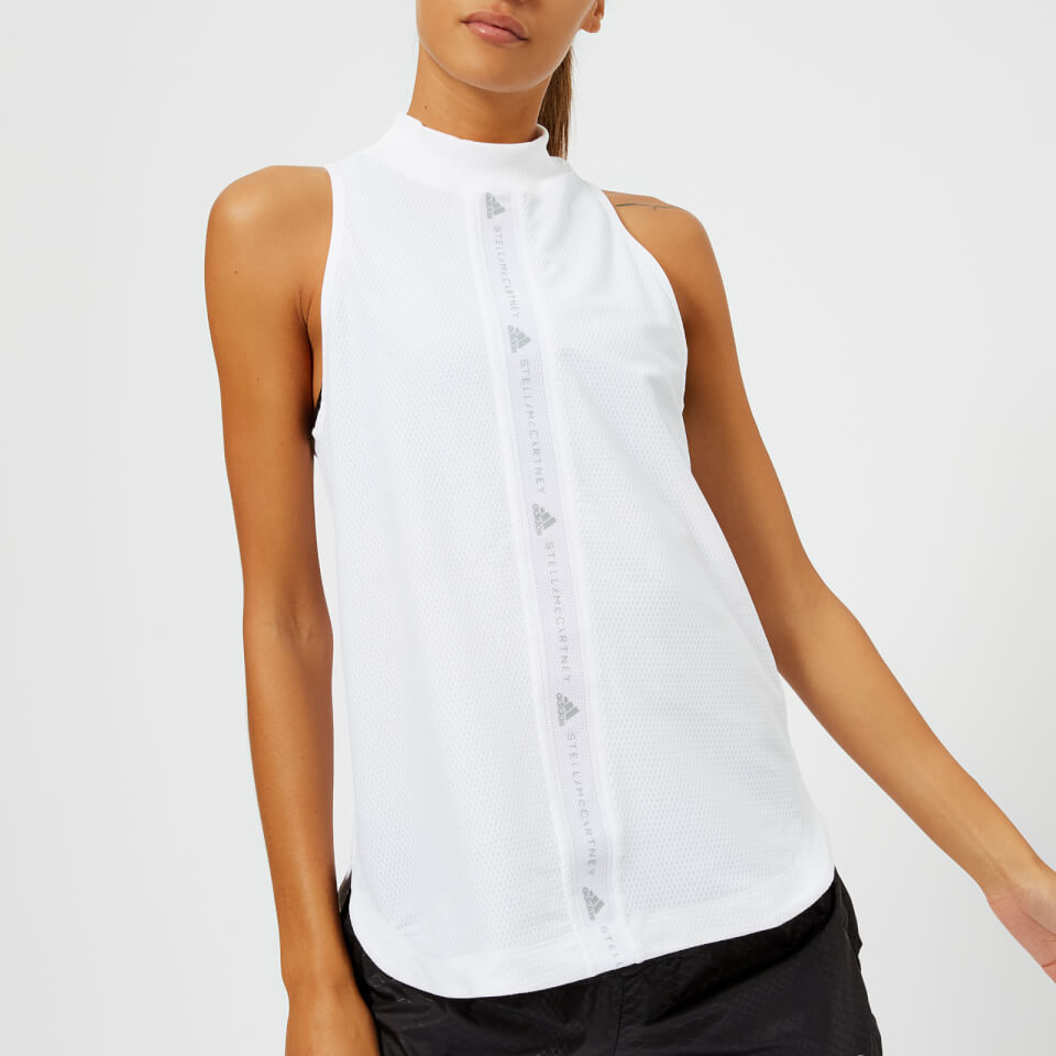 新品 adidas by stella mesh tank ホワイト Adidas By Stella McCartney White Mesh Tank Top (XS) | eBay