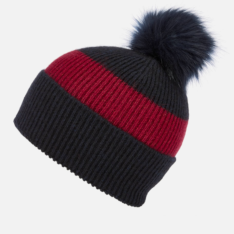 Tommy Hilfiger Women's Luxury Colourblock Beanie - Navy