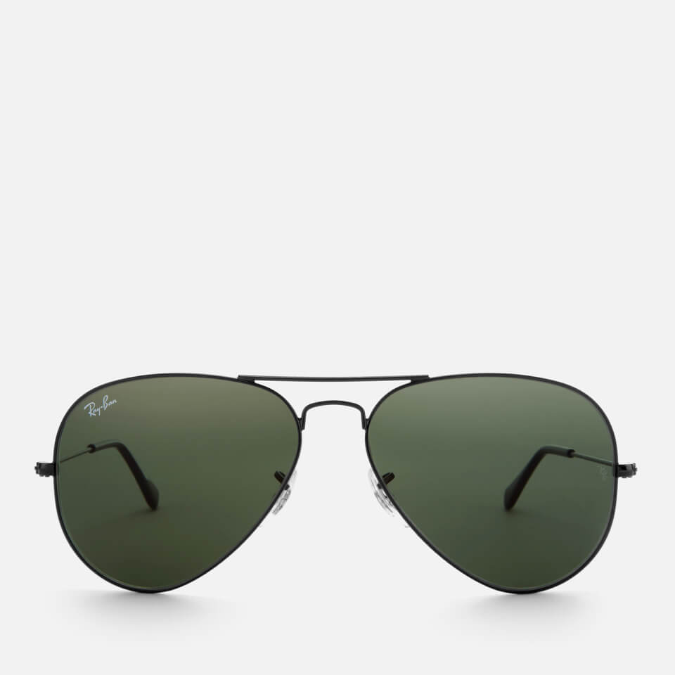 Ray-Ban Men's Aviator Metal Frame Sunglasses - Black