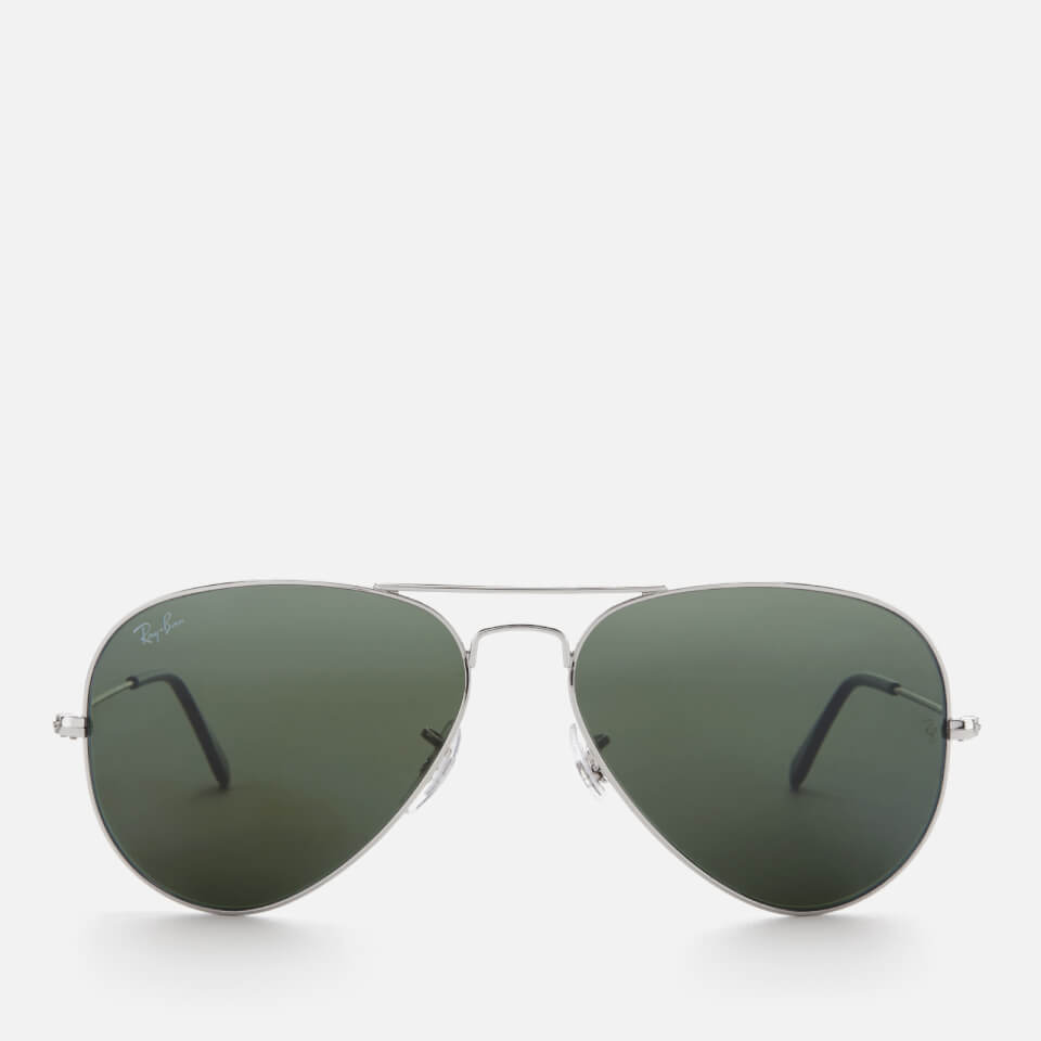 Ray-Ban Men's Aviator Metal Frame Sunglasses - Silver