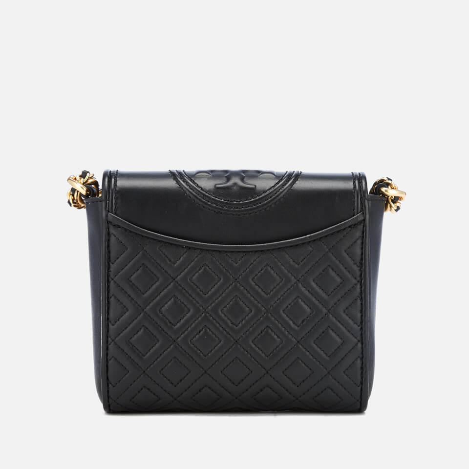 Tory Burch Women's Fleming Quilted Leather Bag - Black