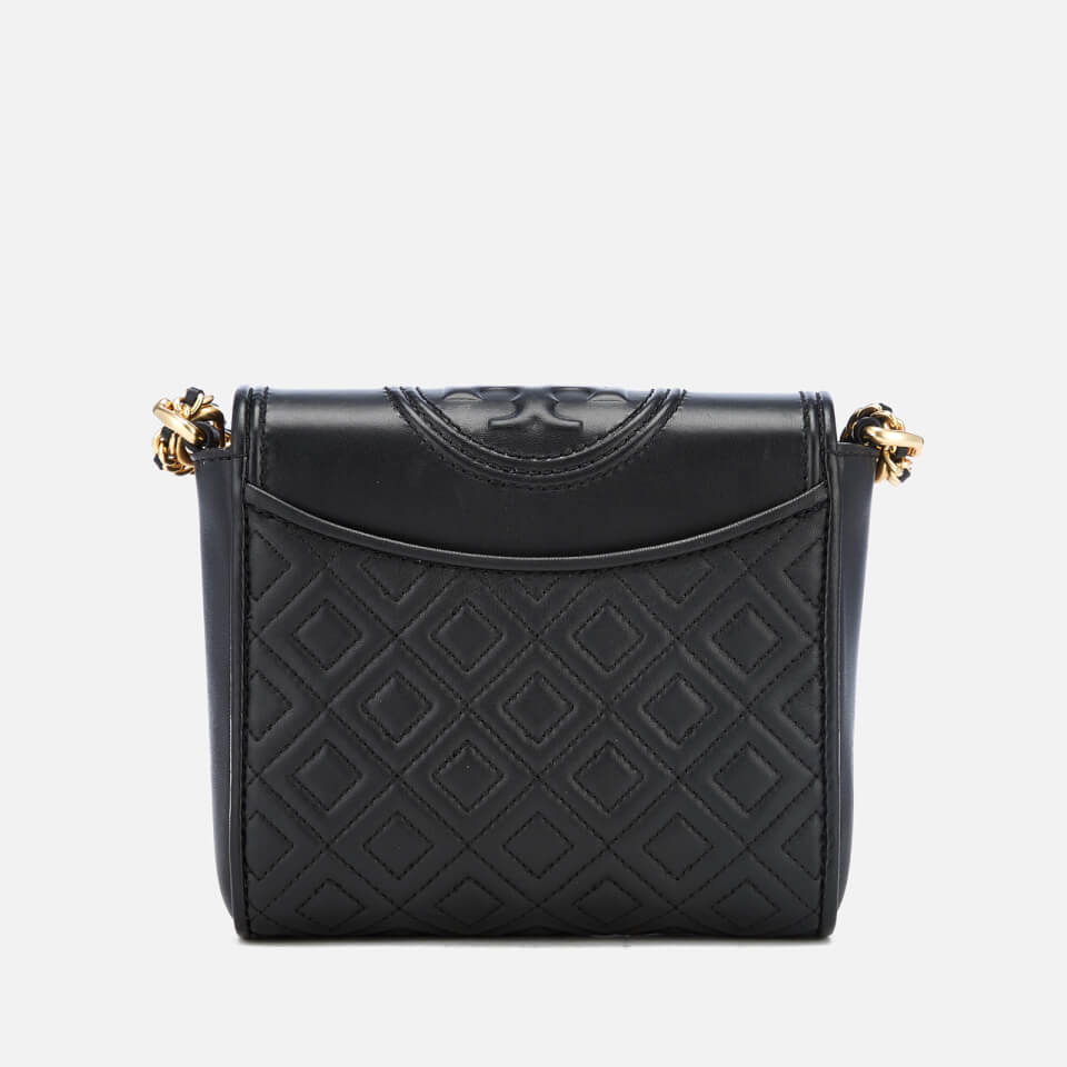 Tory Burch Women's Fleming Quilted Leather Bag - Black