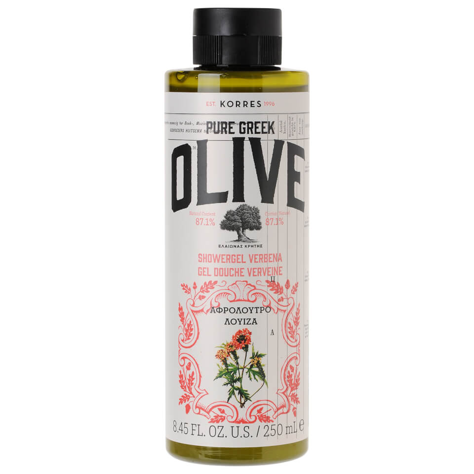 KORRES Natural Pure Greek Olive and Verbena Shower Gel 250ml