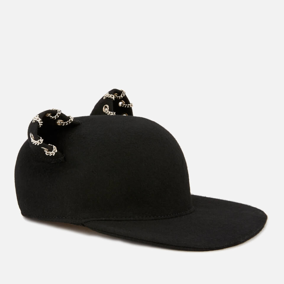 Karl Lagerfeld Women's Choupette Chain Cap - Black