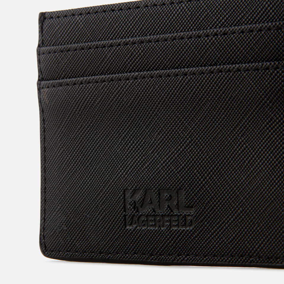 Karl Lagerfeld Women's K/Ikonik Card Holder - Black