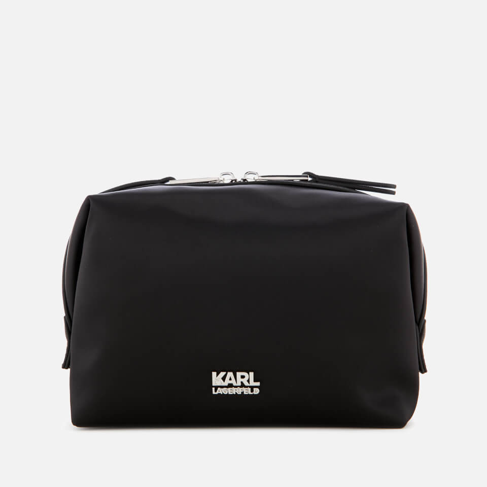Karl Lagerfeld Women's K/Ikonik Choupette Wash Bag - Black