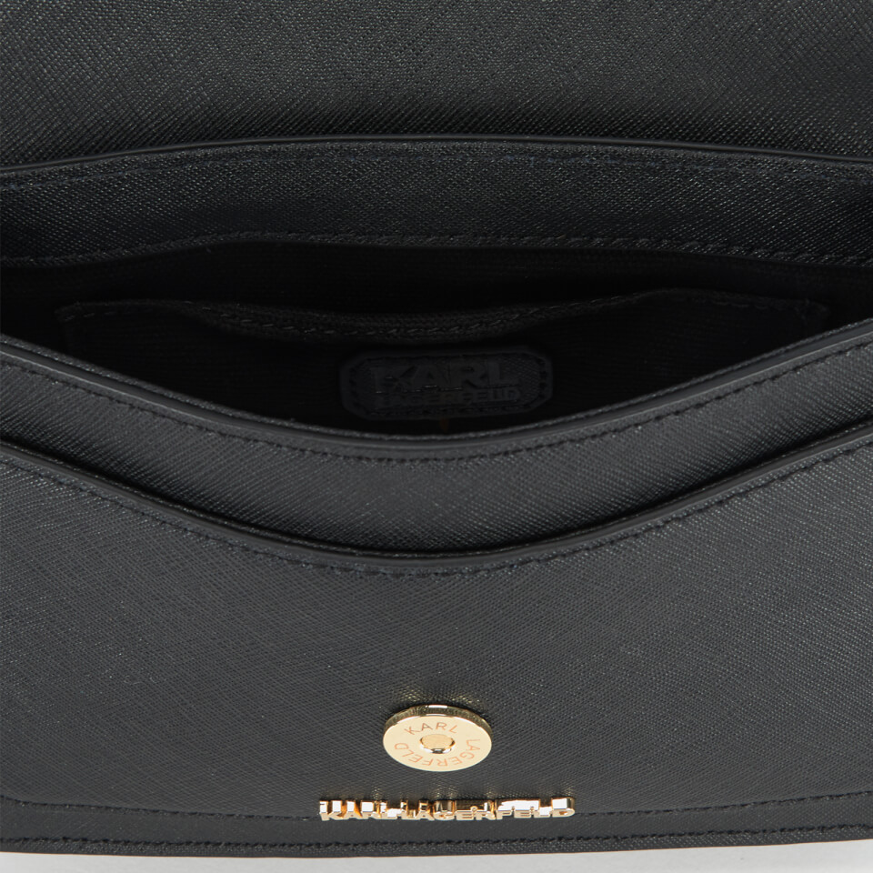 Karl Lagerfeld Women's K Klassik Medium Shoulder Bag - Black