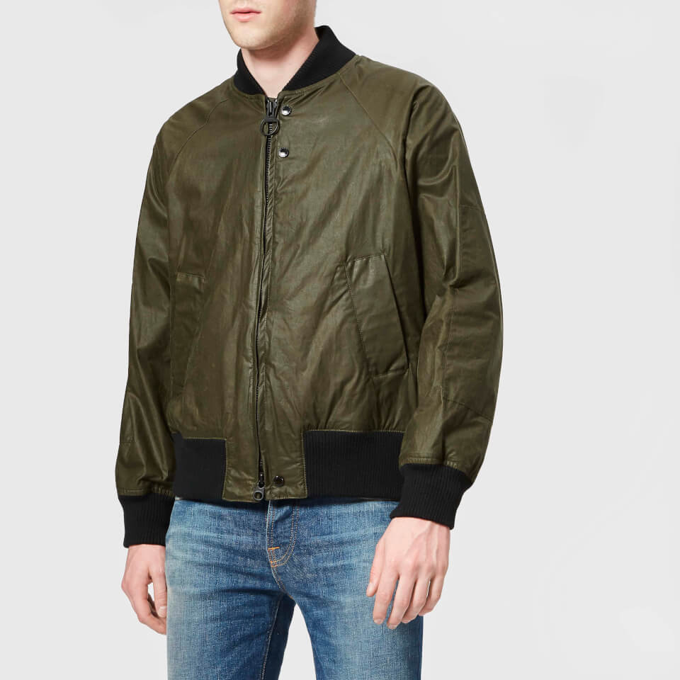 Barbour dumbo store waxed cotton jacket