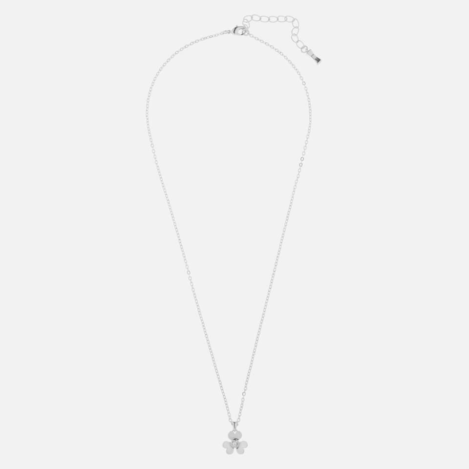 Ted Baker Women's Harpria: Heart Blossom Pendant - Silver/Crystal