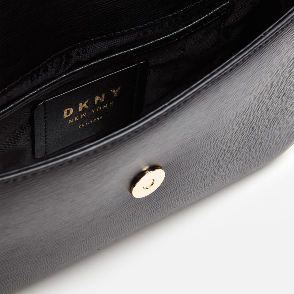 DKNY Women's Bryant Medium Flap Cross Body Bag - Sutton - Black