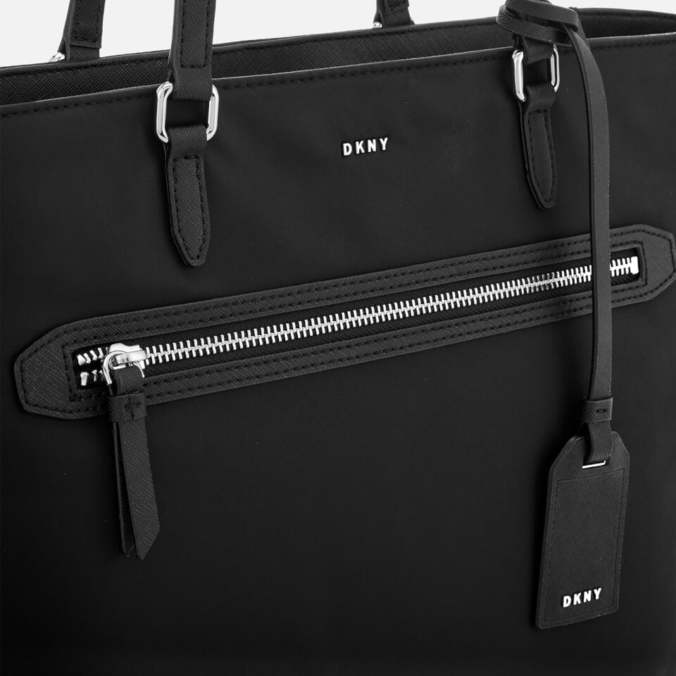 DKNY Women's Casey Large Tote Bag - Black/Silver