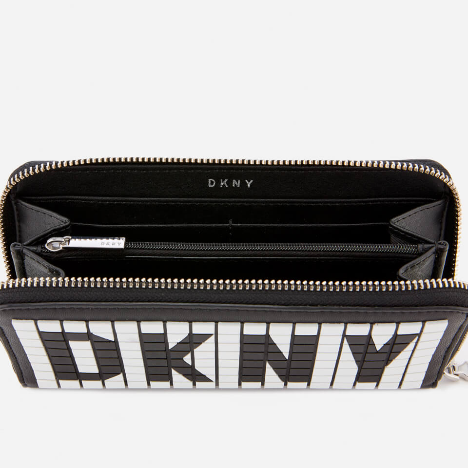 DKNY Women's Tilly Large Zip Around Purse - Black
