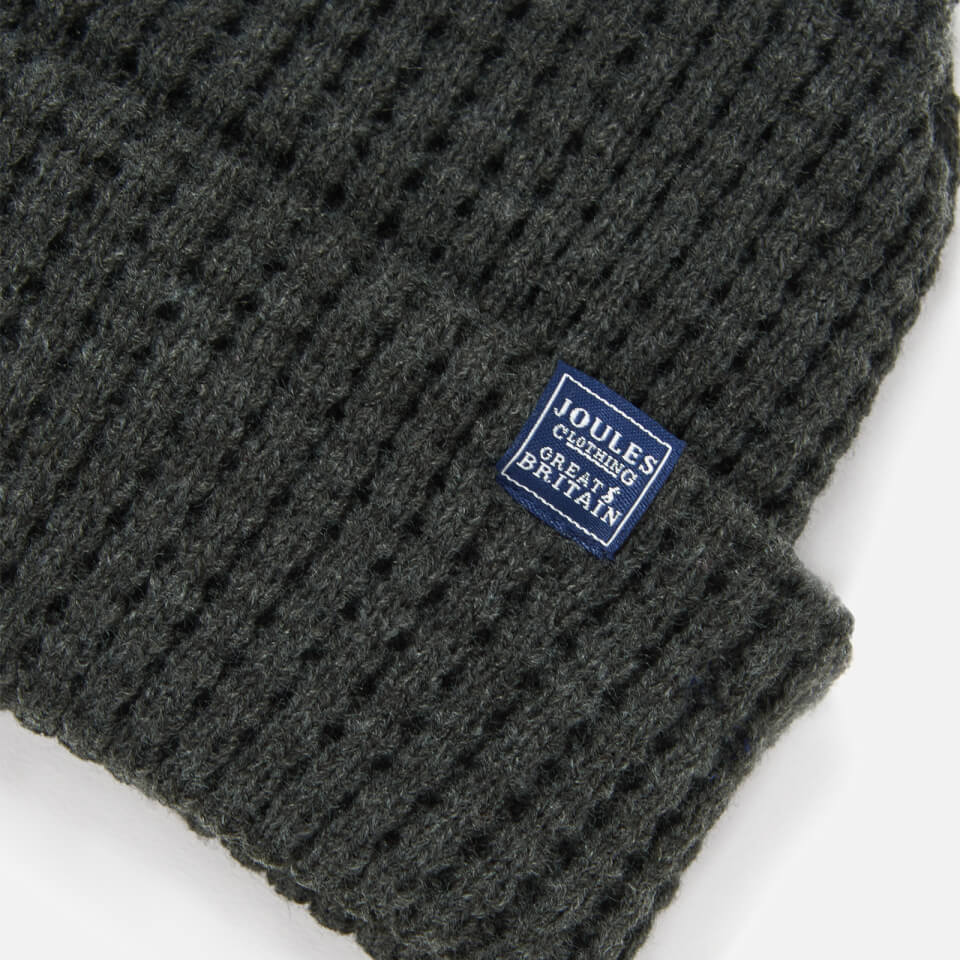 Joules Men's Bamburgh Knitted Hat - Dark Grey