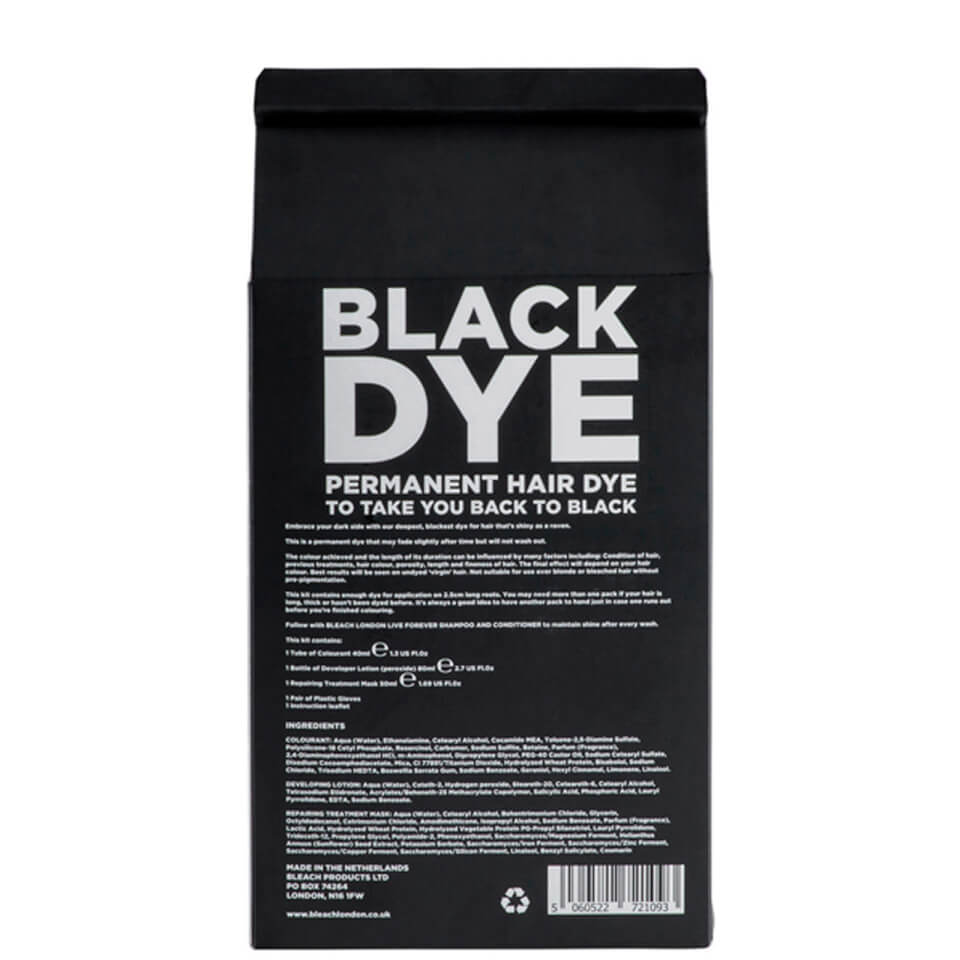 BLEACH LONDON Black Hair Dye Kit
