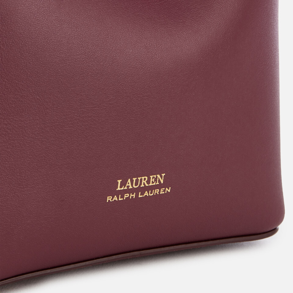 Lauren Ralph Lauren Women's Debby Mini Drawstring Bag - Merlot/Rose Smoke