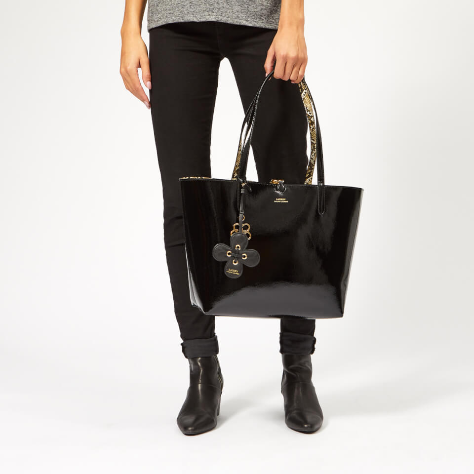 Lauren Ralph Lauren Women's Reversible Tote Bag - Black Natural