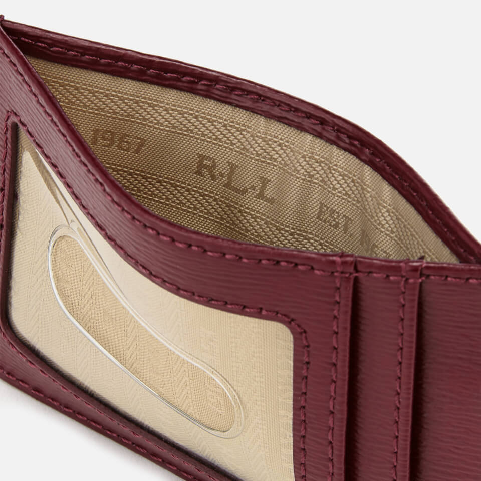 Lauren Ralph Lauren Women's Bennington Mini Card Case - Merlot