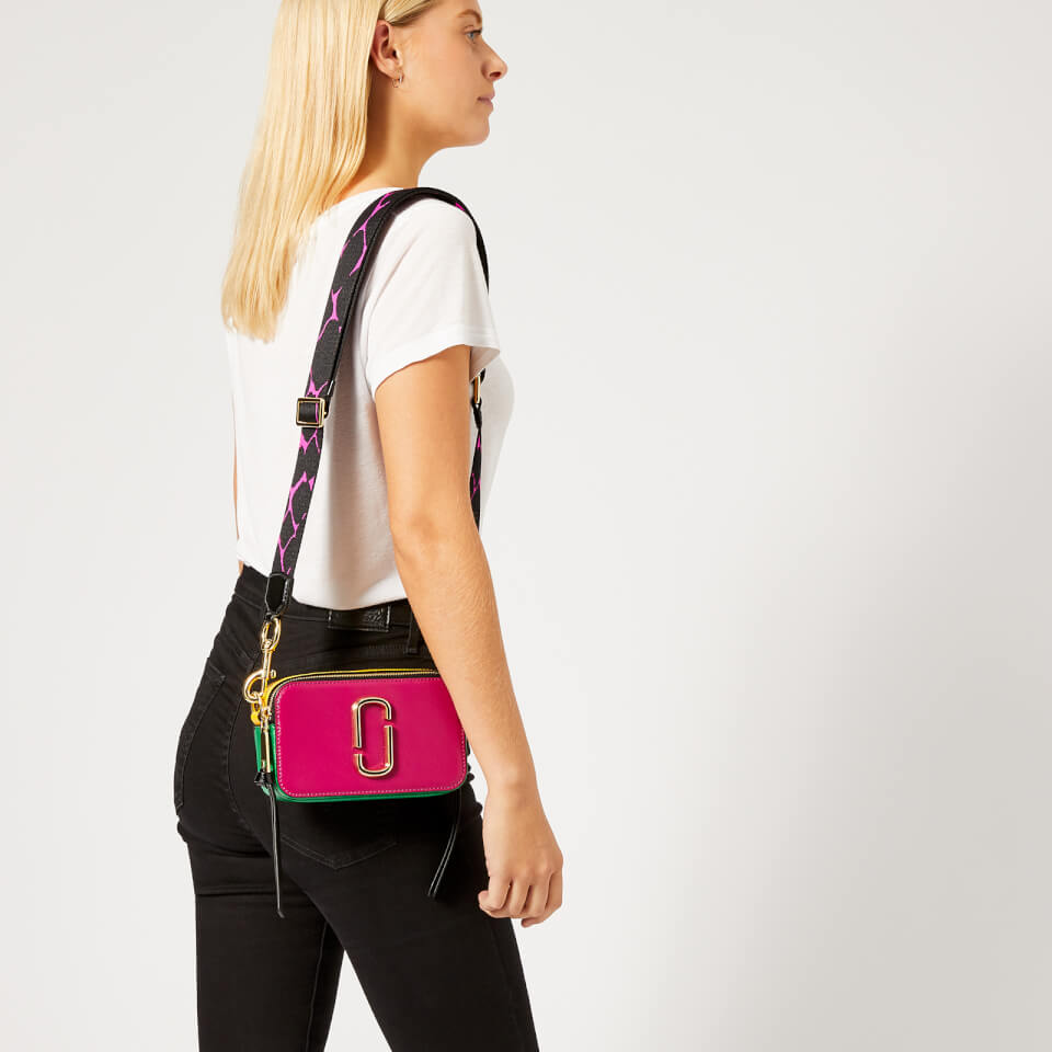 Marc Jacobs Women's Snapshot Cross Body Bag - Magenta/Multi