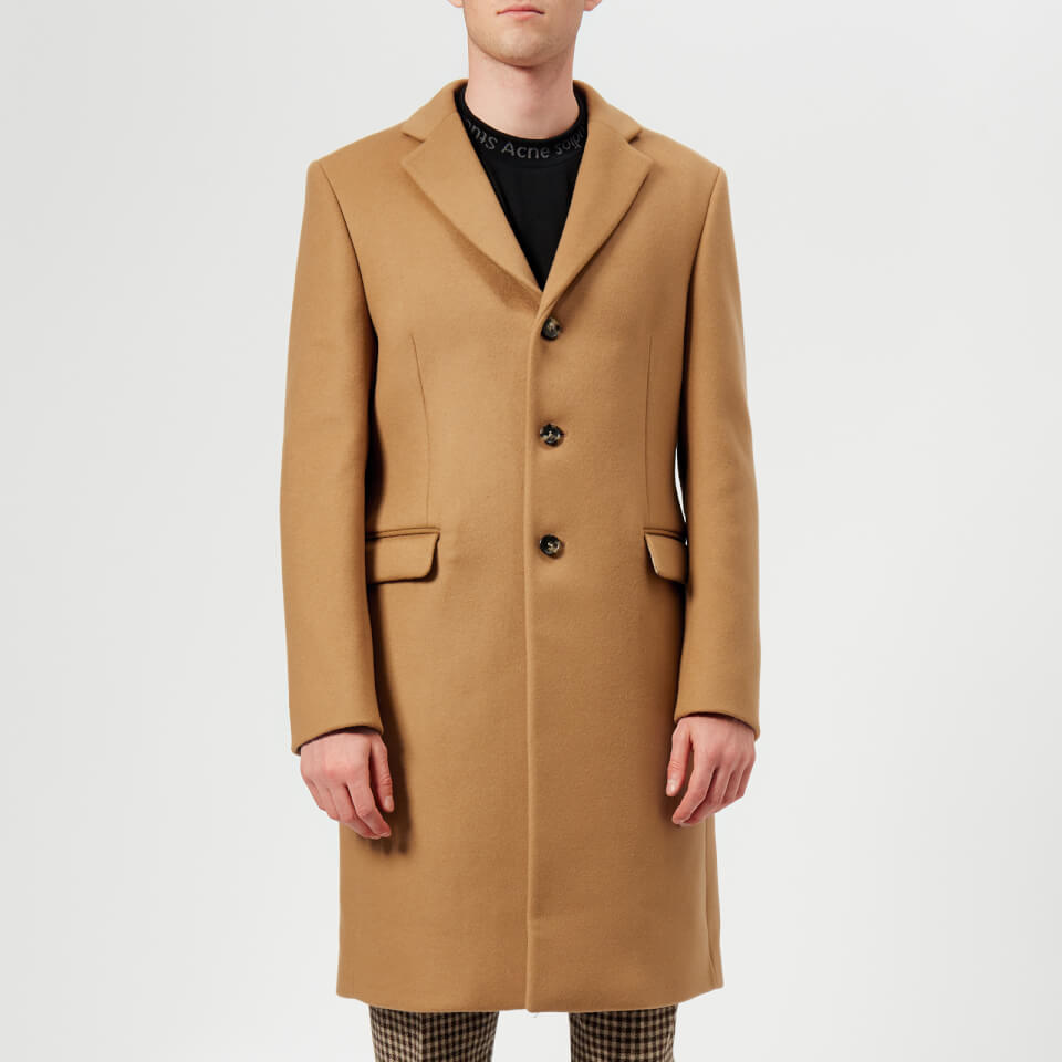 Acne Studios Men's Gavin Overcoat - Camel Brown | Coggles